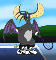 Nyx on court