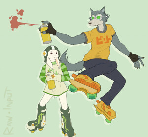 Rule 63: Louis and Ibuki by BadRoy -- Fur Affinity [dot] net