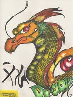 Dragon sketchy 3 of 3
