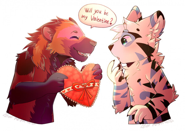 Will you be my valentine? by CattyAngel1 -- Fur Affinity [dot] net