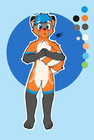 Tay's First-ever Digital Refsheet, Fanart by Leugim