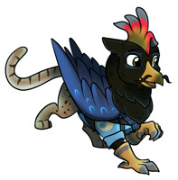 Chibi Blue PyroGriff