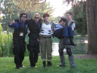 "Lets do a shot from befor the mansion incedent!"