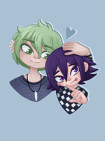 Danganronpa: Kokichi Ouma and Rantaro Amami