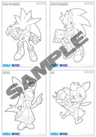 Sonic Channel Coloring Page Pack 2