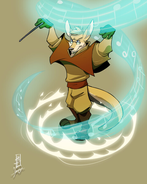 Avatar Themed Commission - Alsong by Donryu.