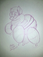 Sketch Request - Bambi Flight Suit