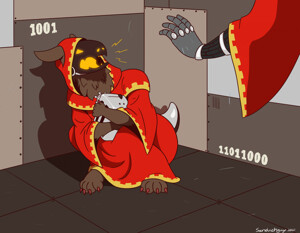 COM Kobold protogen by Fauvfox -- Fur Affinity [dot] net