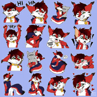 stickers ShiroFOX
