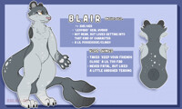Blair - Anthro ver. Reference Sheet