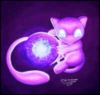 Mew uses Shadow Ball