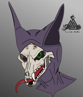 Vitnir's head (without hair and horns)