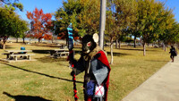 A spear.