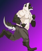 Commission by Arexo (Killer queen Pose) by HollowDerg -- Fur Affinity [dot]  net