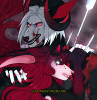 Finished YCH for wolf-sisi