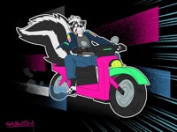 Matt Musk on a Musk Motor 2 - Nerd On a Scooter