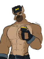 The Professor's First Selfie -Topless ver.-