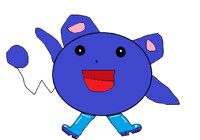 Marill wearing her wellies