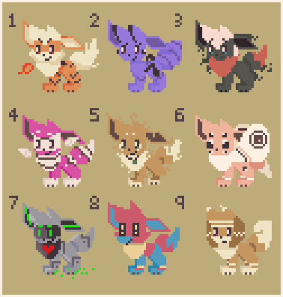 Eevee pixel art by Fandomqueen14 on DeviantArt