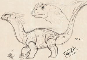 Mokele Mbembe Sketch