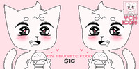 YCH ICON [collab] - My favorite food \closed\