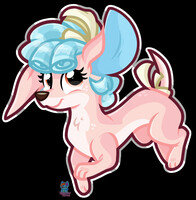 Cozy Glow as a wiener dog