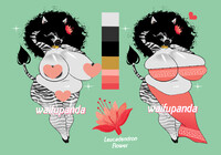 adoptable: tribal zebra girl closed!