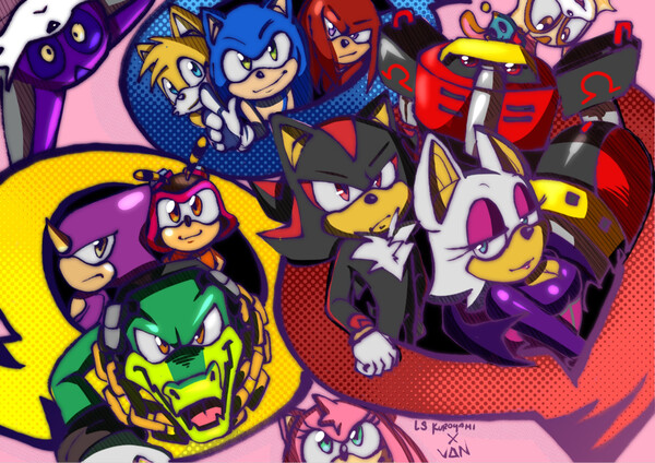 Sonic Heroes (Animan Studios Meme) by RandomGloves -- Fur Affinity
