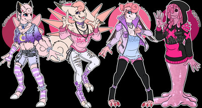 Raikou, Entei and Suicune by mythricas.pocket -- Fur Affinity [dot] net