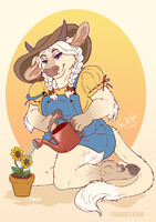 Flat Colour - Gardening Mae