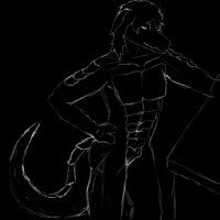 {SKETCH}Black & White pose