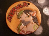 Aescula in Leather! Badge!