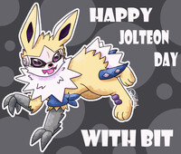 Happy Jolteon Day from Bit!