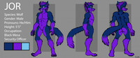 Jor the Wolf - Reference Sheet Commission