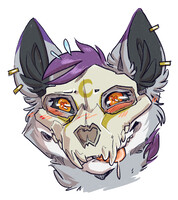 Luuna'ra with skull mask