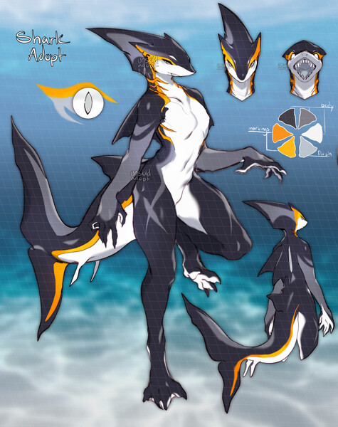 fantasy shark by Schmuseleopard -- Fur Affinity [dot] net