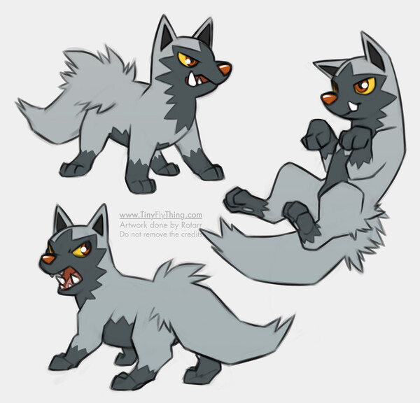 Poochyena's Scary Face by Pokemonsketchartist on DeviantArt