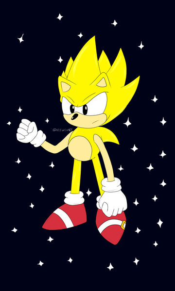 Wbf910 on X: Super Classic Sonic ✨ A fun random drawing of Super Classic  Sonic! #SonicTheHedgehog #sonicfanart  / X