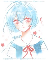 💙Neon Genesis Evangelion Rei❤️