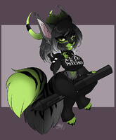 Stream Commission - RougeStudios - chibi Kitty