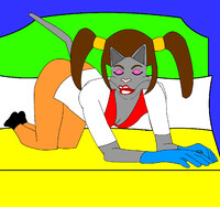 Pouty Chewing and Blowing (Cat) 2