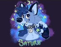 Saturn badge for CinnamonServal