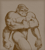 Gorilla Sketch W.I.P.
