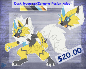 $20.00 Lugia/Zekrom Fusion Adopt (Sold) by min19 -- Fur Affinity [dot] net