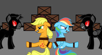 AppleJack And Raibow Capture By S.W.R.F