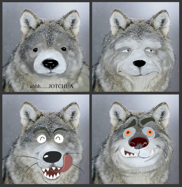 draw wolf face 2 (gif) by fristy -- Fur Affinity [dot] net