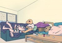Chatting at the Livingroom