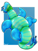 Sea dragon balloon (Blue)