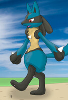 I squash you like an insect (Lucario stomp)