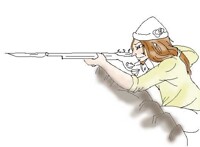 Musket firing- Photoshop